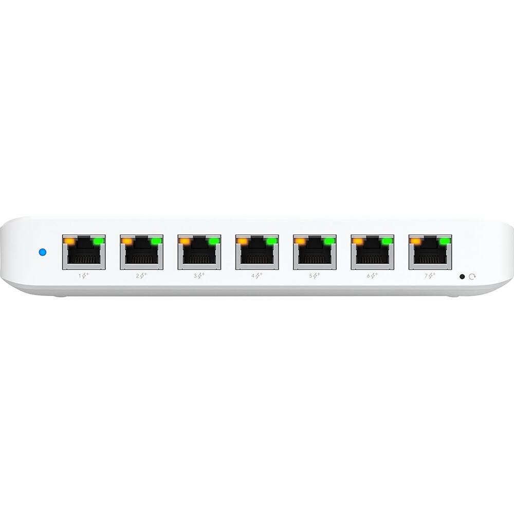 Alt View 4. Ubiquiti - Ultra 8-Port Gigabit PoE+ Compliant Managed Network Switch USW-ULTRA - White.