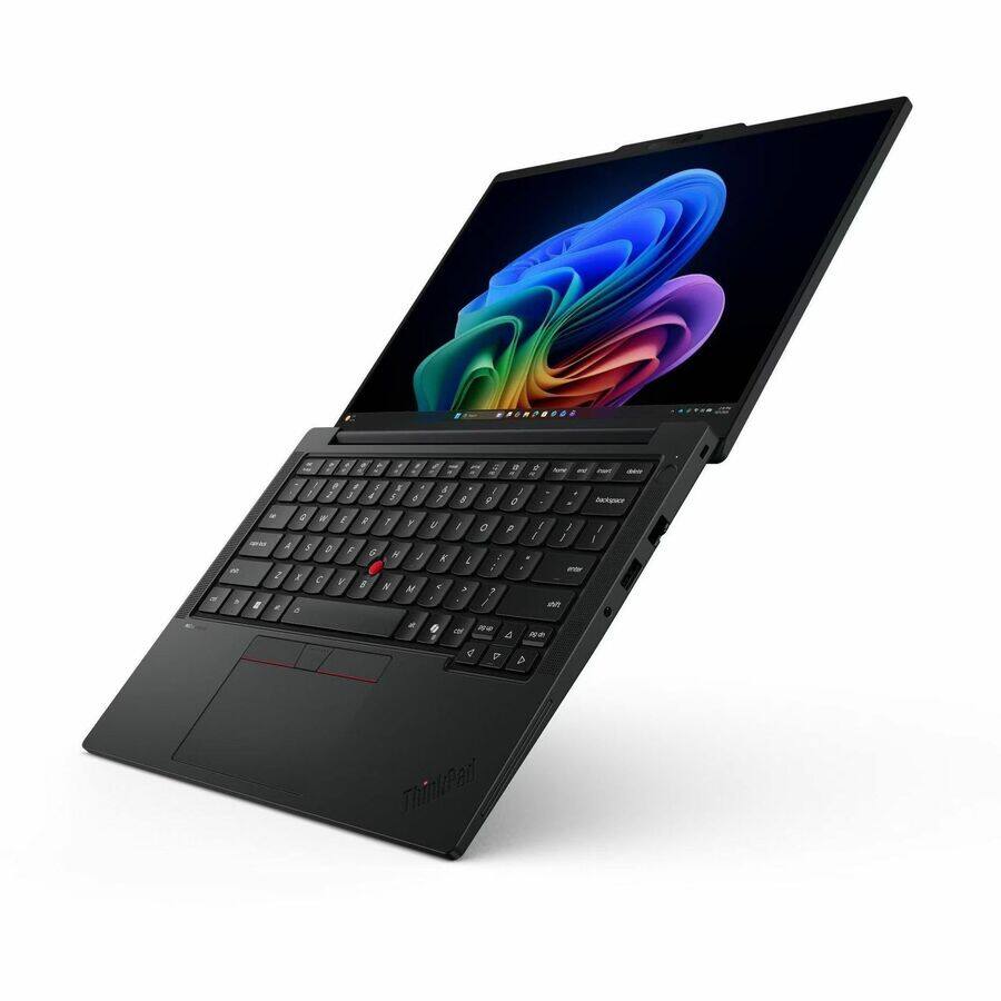 Alt View 5. Lenovo - Lenovo ThinkPad T14 Gen 7 14" Touchscreen Copilot+ PC - Intel Ultra 7 365, 32 GB, 512 GB SSD, Wi-Fi 7 - Black.