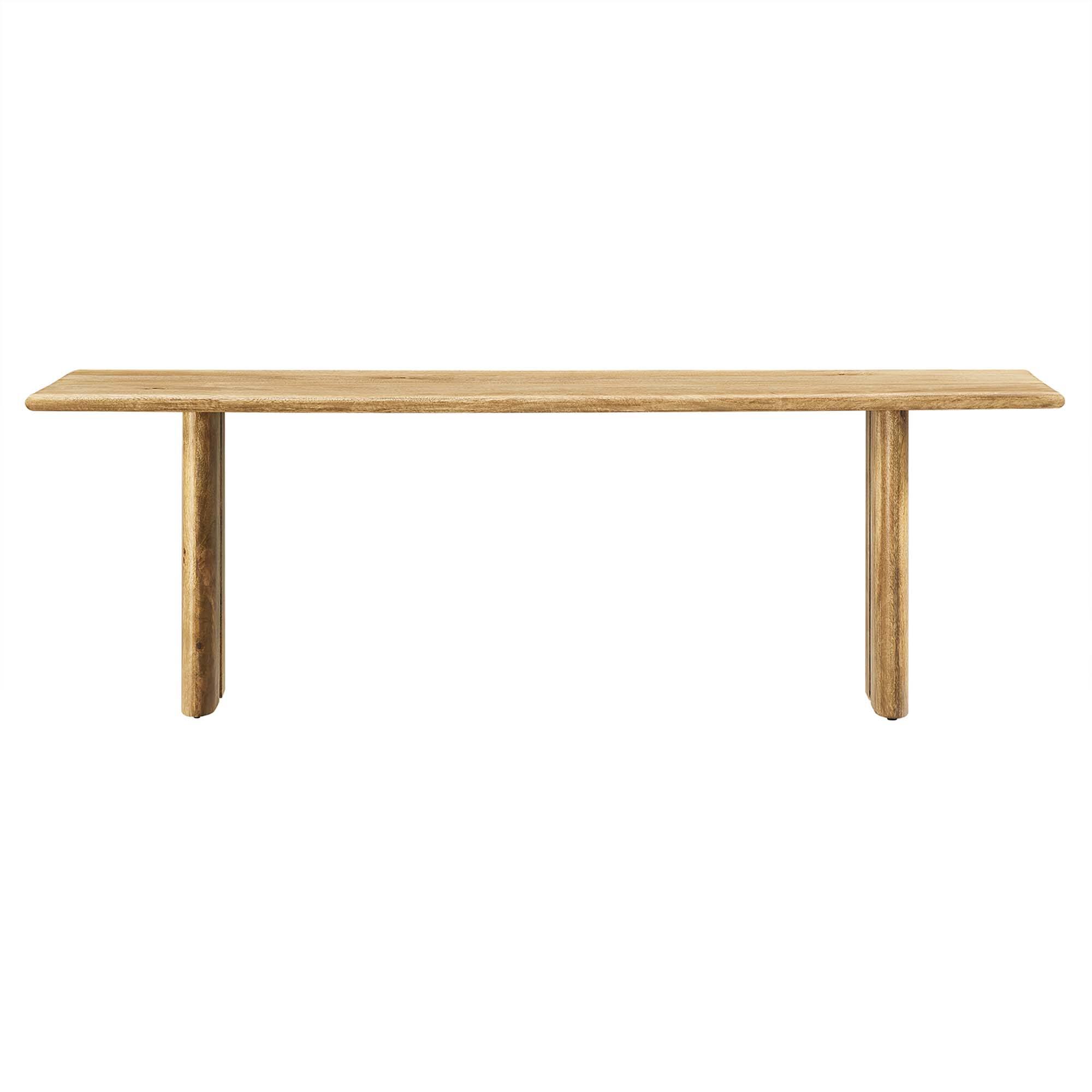 Alt View 1. Modway - Amistad 58" Wood Bench by Modway - Brown.