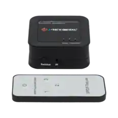 J-Tech Digital SPDIF TOSLINK Digital Optical Audio 3x1 Switch Support Remain Digital -TECH DIGITAL Model: JTDSW0301 Switcher IR SPDIF/TosLink SWITCHER SPDIF/TosLink 3 1 2