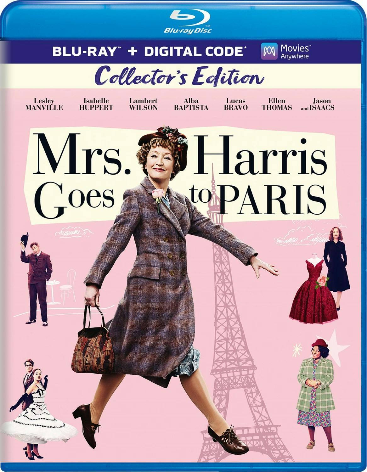 Front. Mrs. Harris Goes to Paris (Blu-ray + Digital Copy) [Blu-ray].