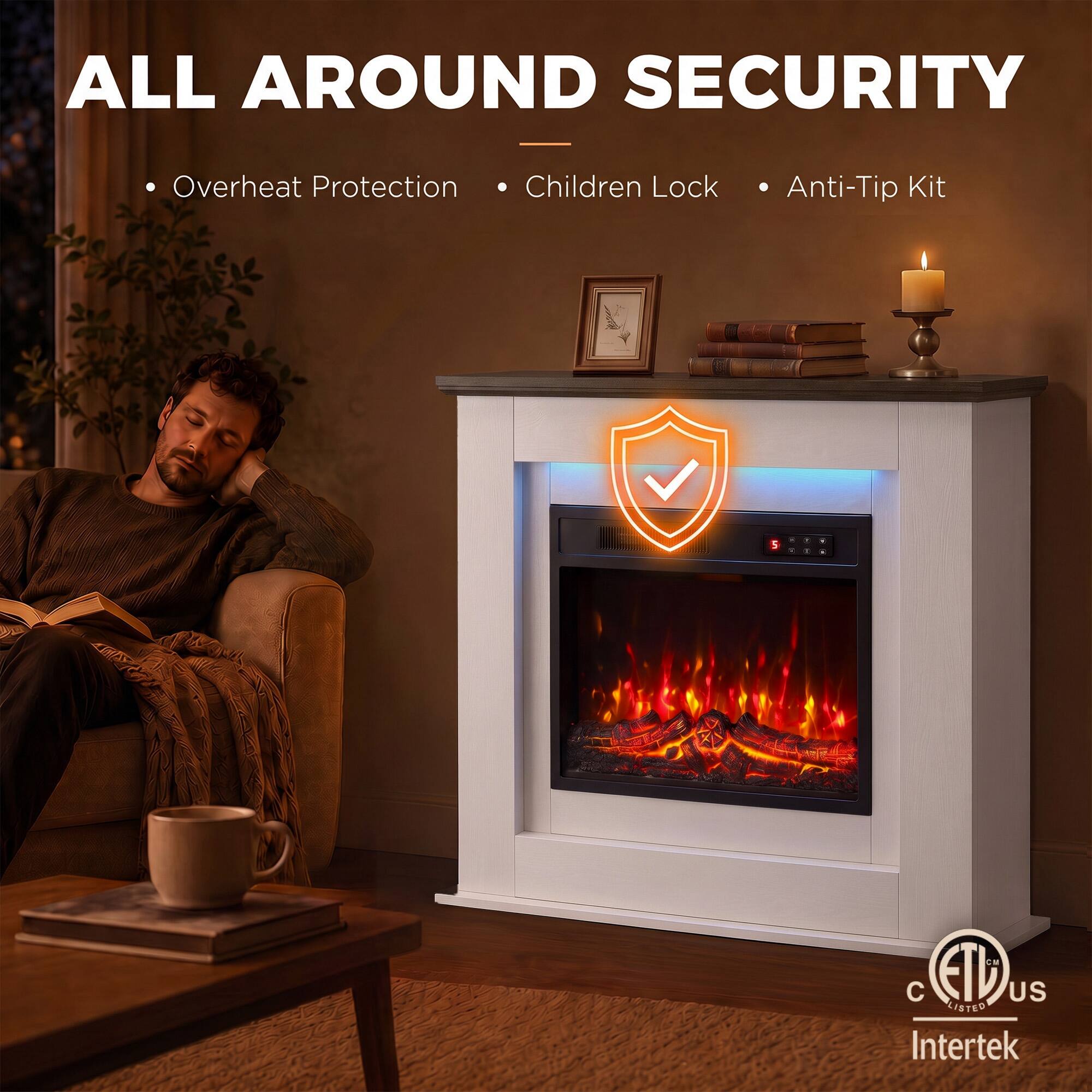 ALL AROUND SECURITY

- Overheat Protection
- Children Lock
- Anti-Tip Kit

CN C ETC US LISTED Intertek