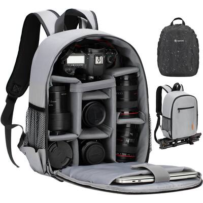 best dslr camera and laptop backpack SDYSM Bag Professional for SLR Mirrorless Camera Waterproof Back Pack 14 Inch with Rain Cover Anti Theft Travel Case Large Capacity Photography Backpack Black : Electronics Included with your S17 Backpack is a useful rain cover. TARION Professional Camera Backpack Case