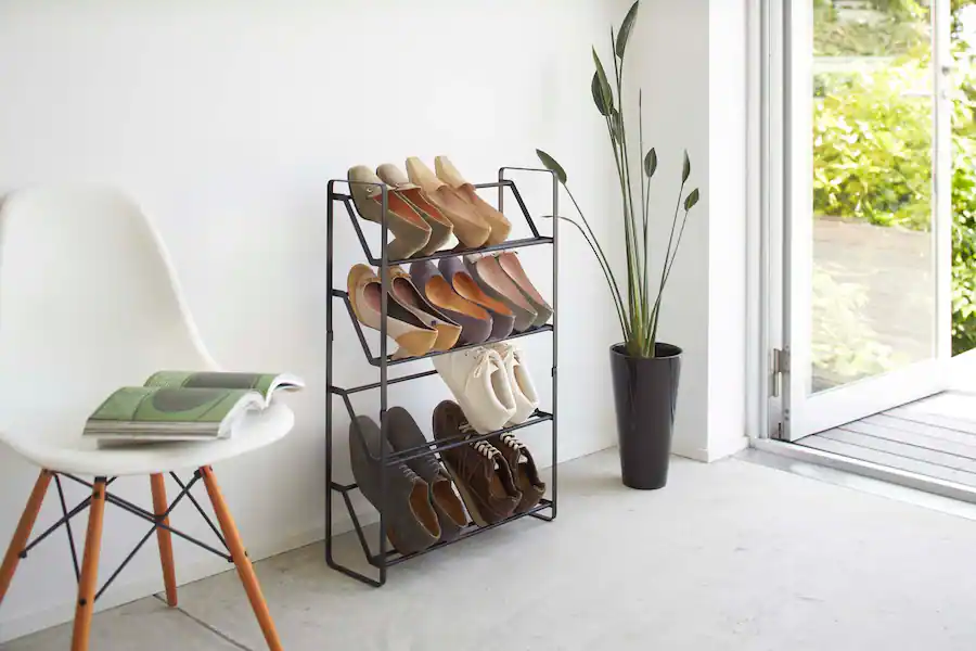31 Inch Shoe Rack Yamazaki Home Slim Shoe Rack (31