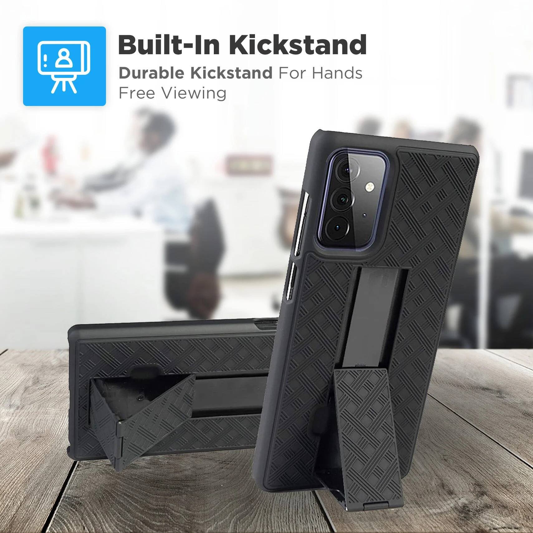 Built-In Kickstand  
Durable Kickstand For Hands Free Viewing