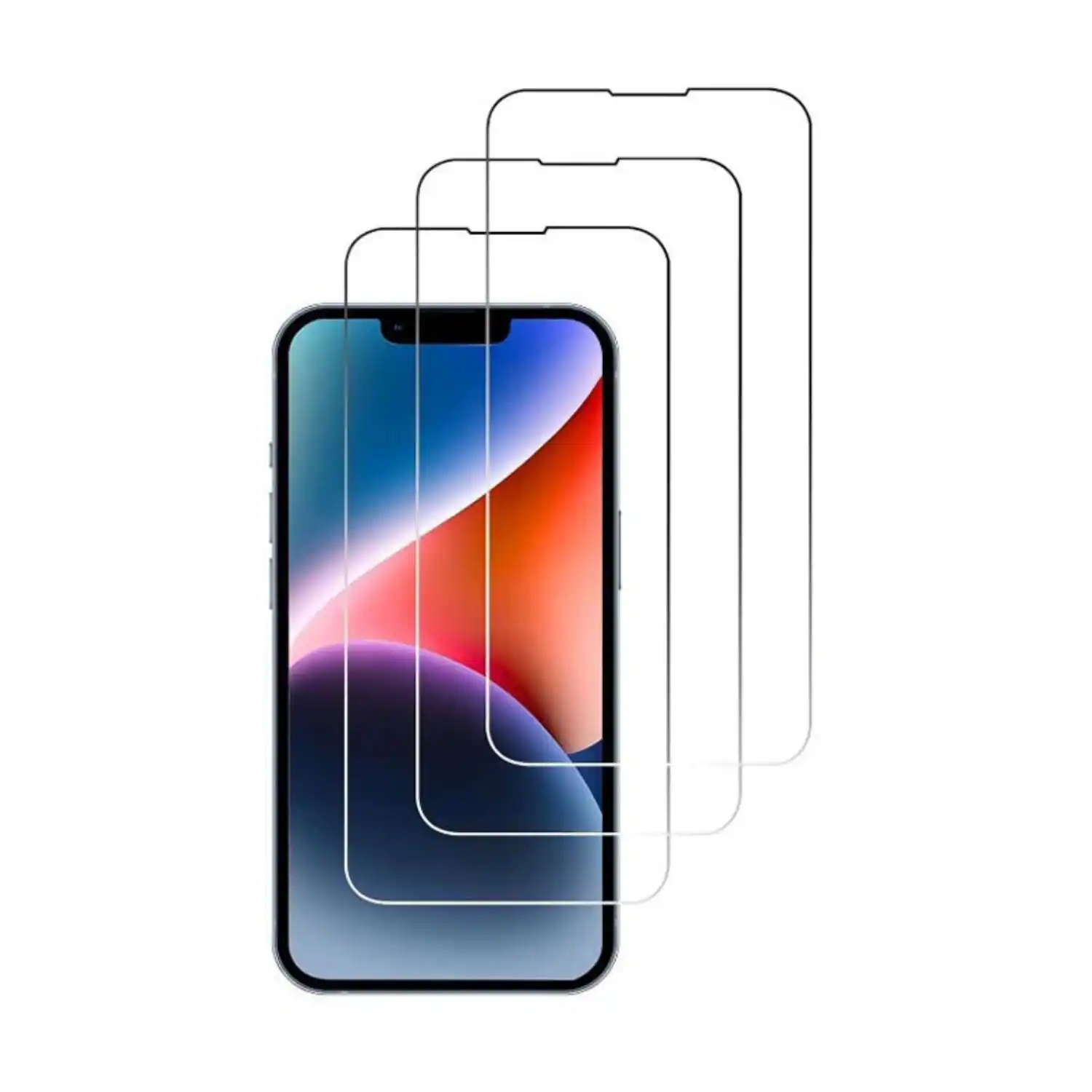 Front. Home Collection - Tempered Glass Screen Protector for iPhone 11 Pro Max – 9H Hardness, Full Coverage, Anti-Scratch - Clear / Transparent.