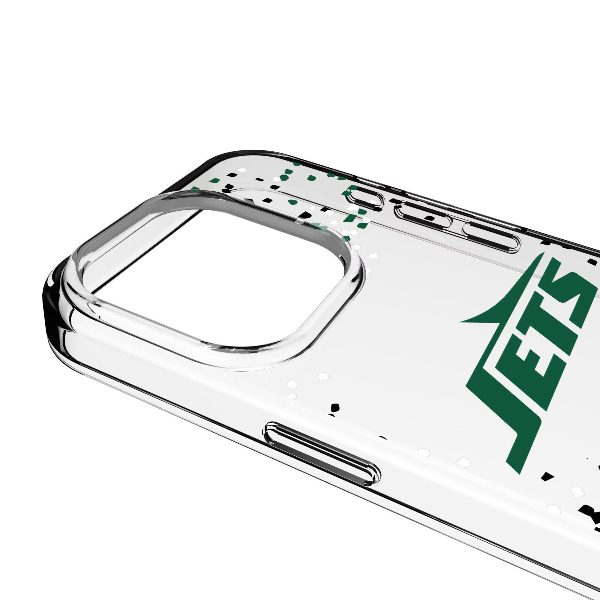Alt View 2. Keyscaper - iPhone Clear Case with Confetti Design - 15 Pro - Multicolor.