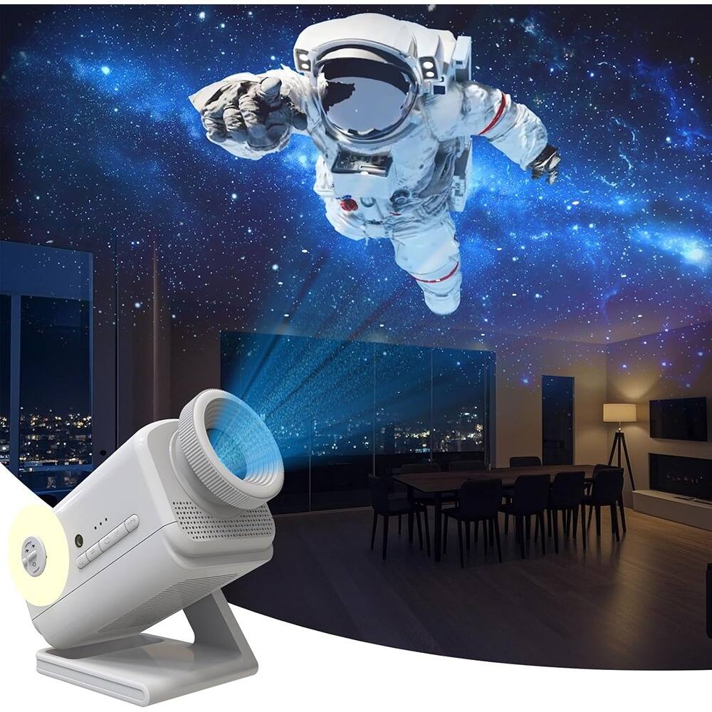 Front. ACJPR - Planetarium 3D Galaxy Projector with 60 Scene Modes, Bluetooth Speaker and Remote, Star Projector for Home and Bedroom.