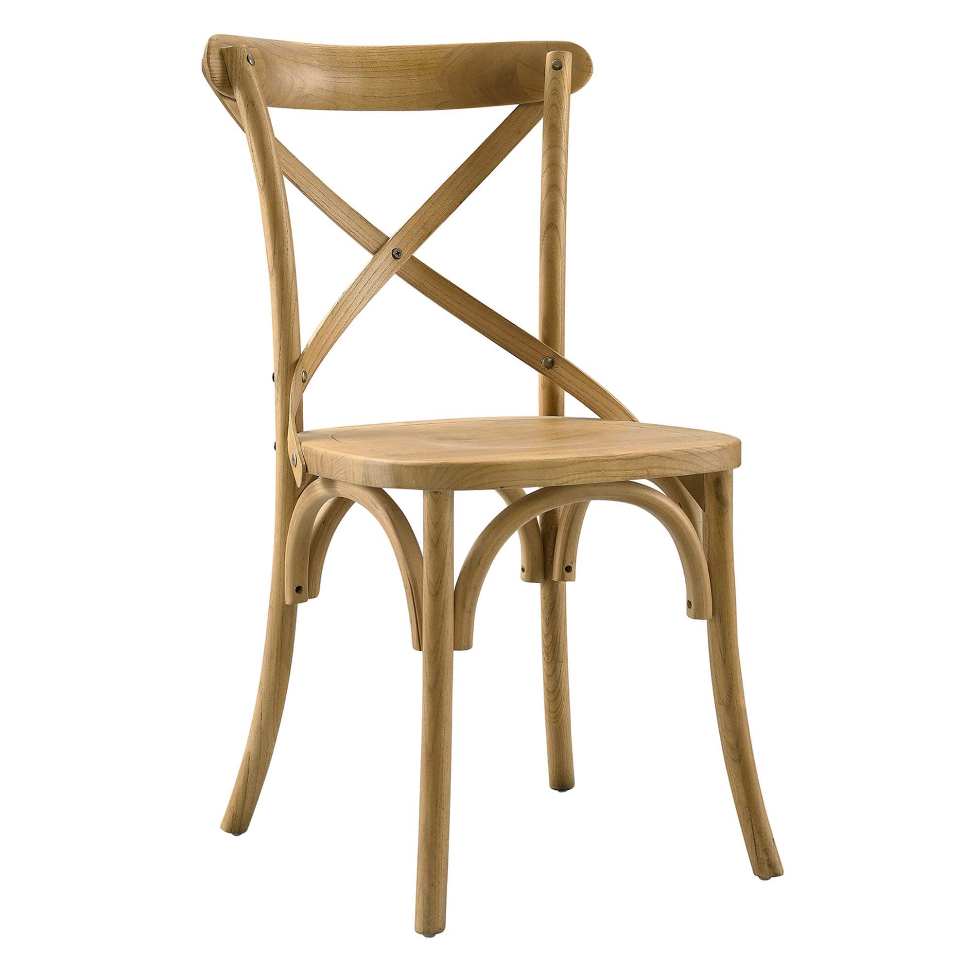 Gear Dining Side Chair by Modway - Brown