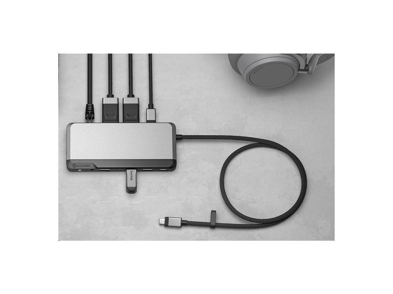 Alt View 9. Alogic - Alogic USB-C Dual Display Dock MX2 Lite DisplayPort Edition U1CADSGR.