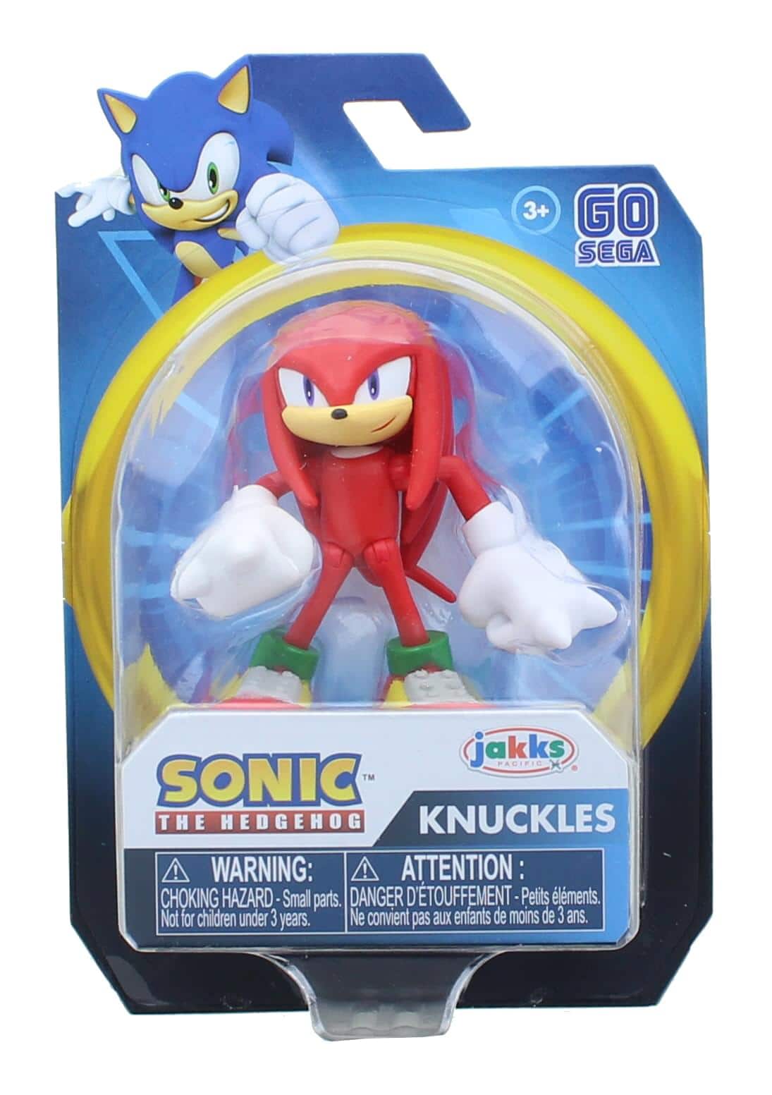 Jakks Pacific - Sonic the Hedgehog 2.5 Inch Action Figure | Modern Knuckles - Red
