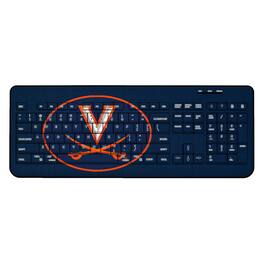 Keyscaper - Virginia Cavaliers Solid Design Wireless Keyboard - Multicolor