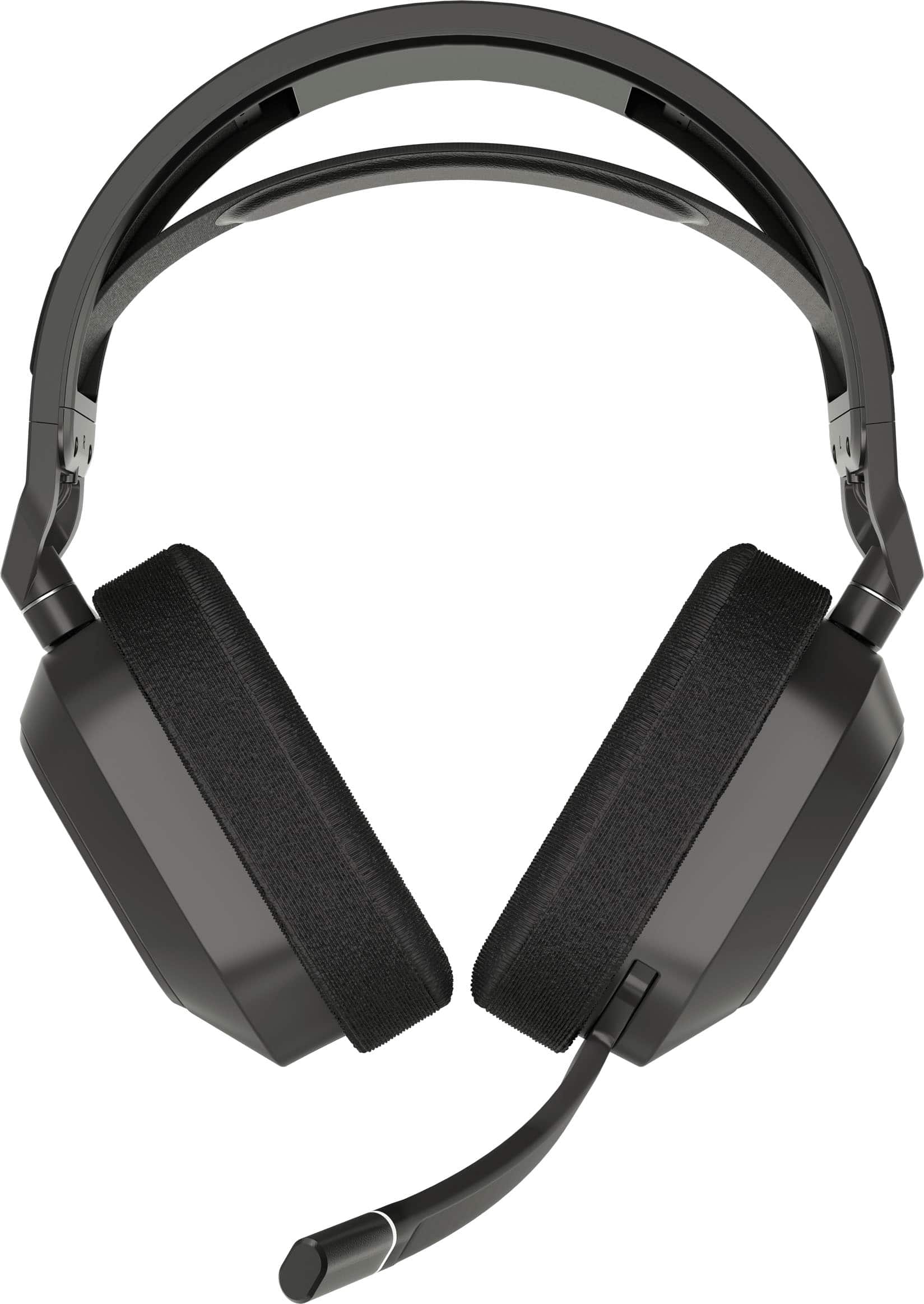Alt View 5. CORSAIR - HS80 MAX Wireless Gaming Headset for Xbox, PC, Mac, PS5, PS4, and Mobile - Steel Gray.