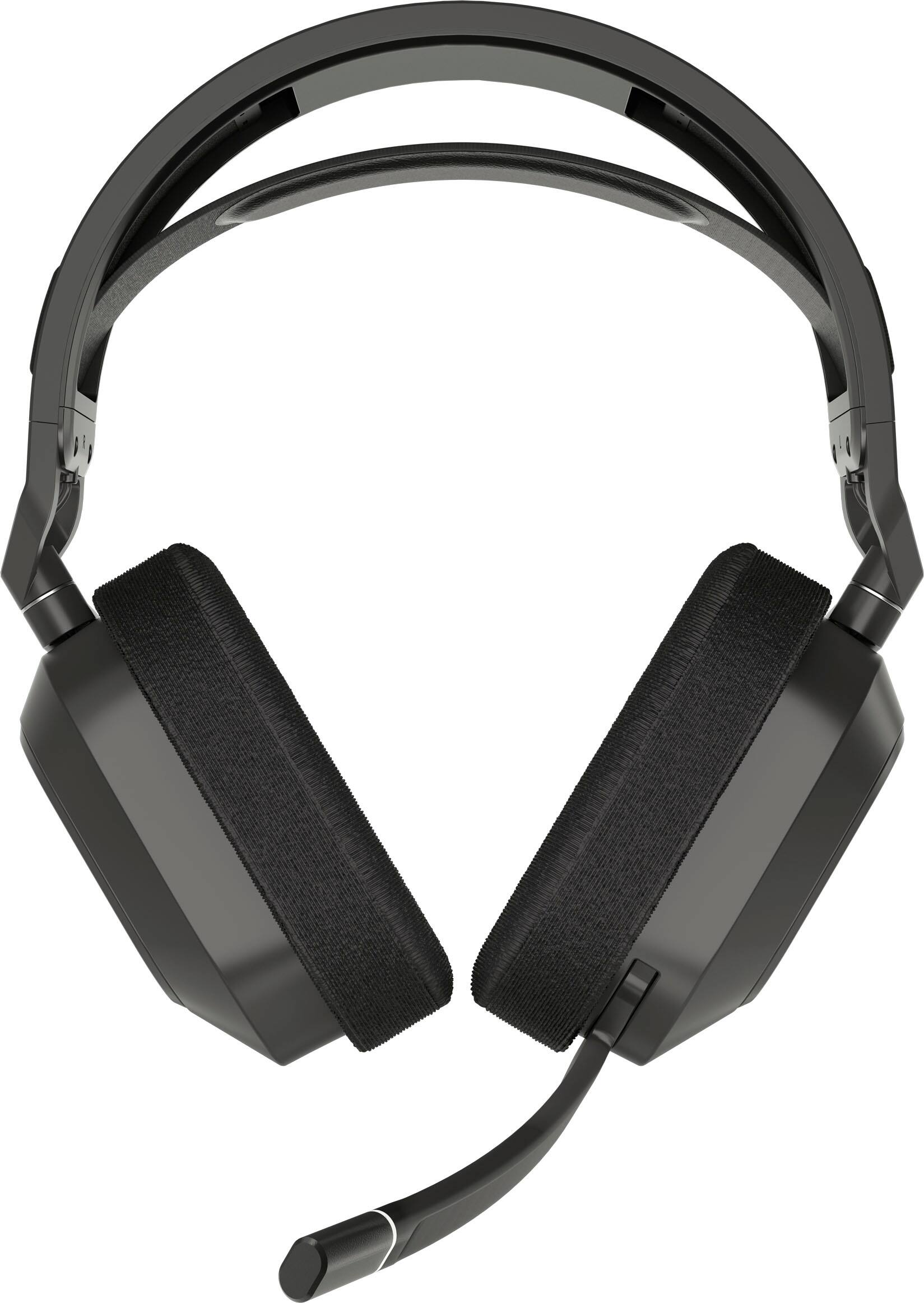 Alt View 5. CORSAIR - HS80 MAX Wireless Gaming Headset for Xbox, PC, Mac, PS5, PS4, and Mobile - Steel Gray.