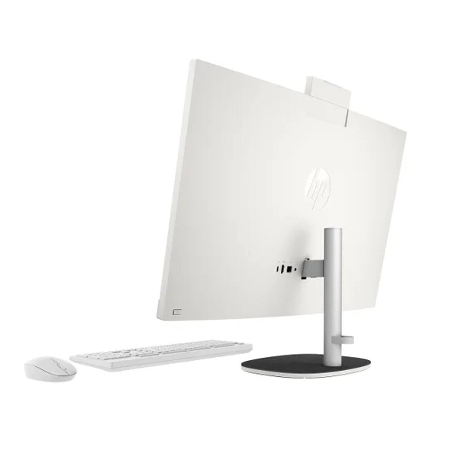 Alt View 5. HP - HP 27 All-in-One 27 FHD Display (Ryzen AI 7 350, 64GB, 4TB SSD, AMD Radeon 680M, WiFi 6, Win 11 Pro) w/USB Hub - White.