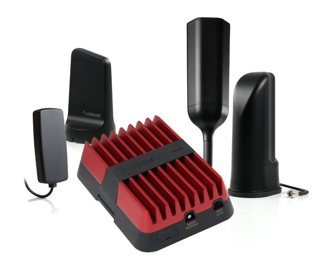 A weBoost. Diweboost. ANTENNA INSIDE DC DY