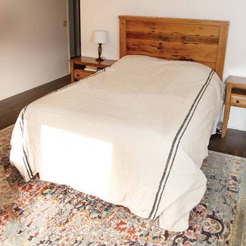 Front. BreeBe - *Farmhouse Stripe Duvet Cover King - Multi.