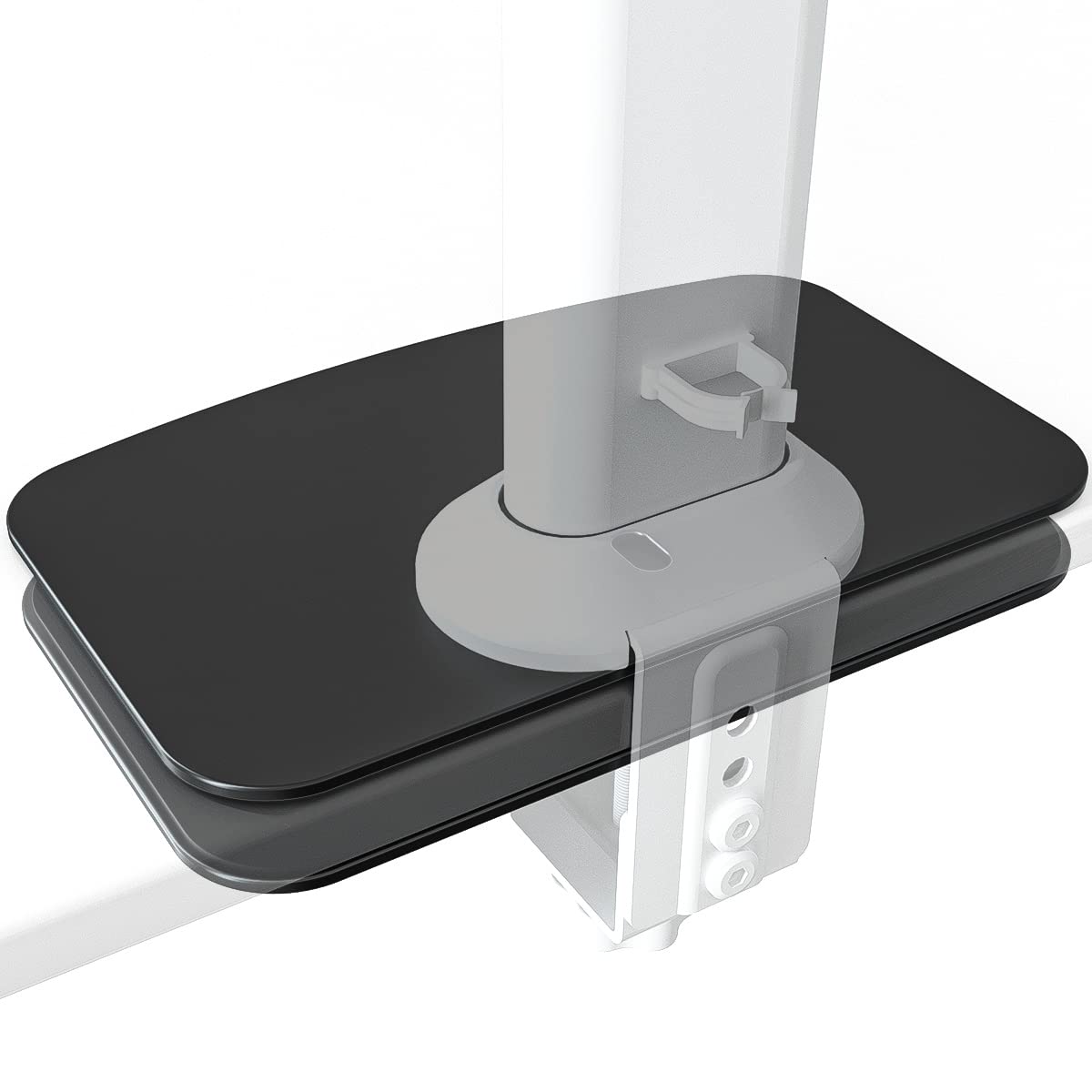 Hirose Alice - Single Desk Monitor Arm Mount Stand Fit For 13 Inch To 32 Flat Curved Computer Screen With Swivel Height Adju - arm clamp