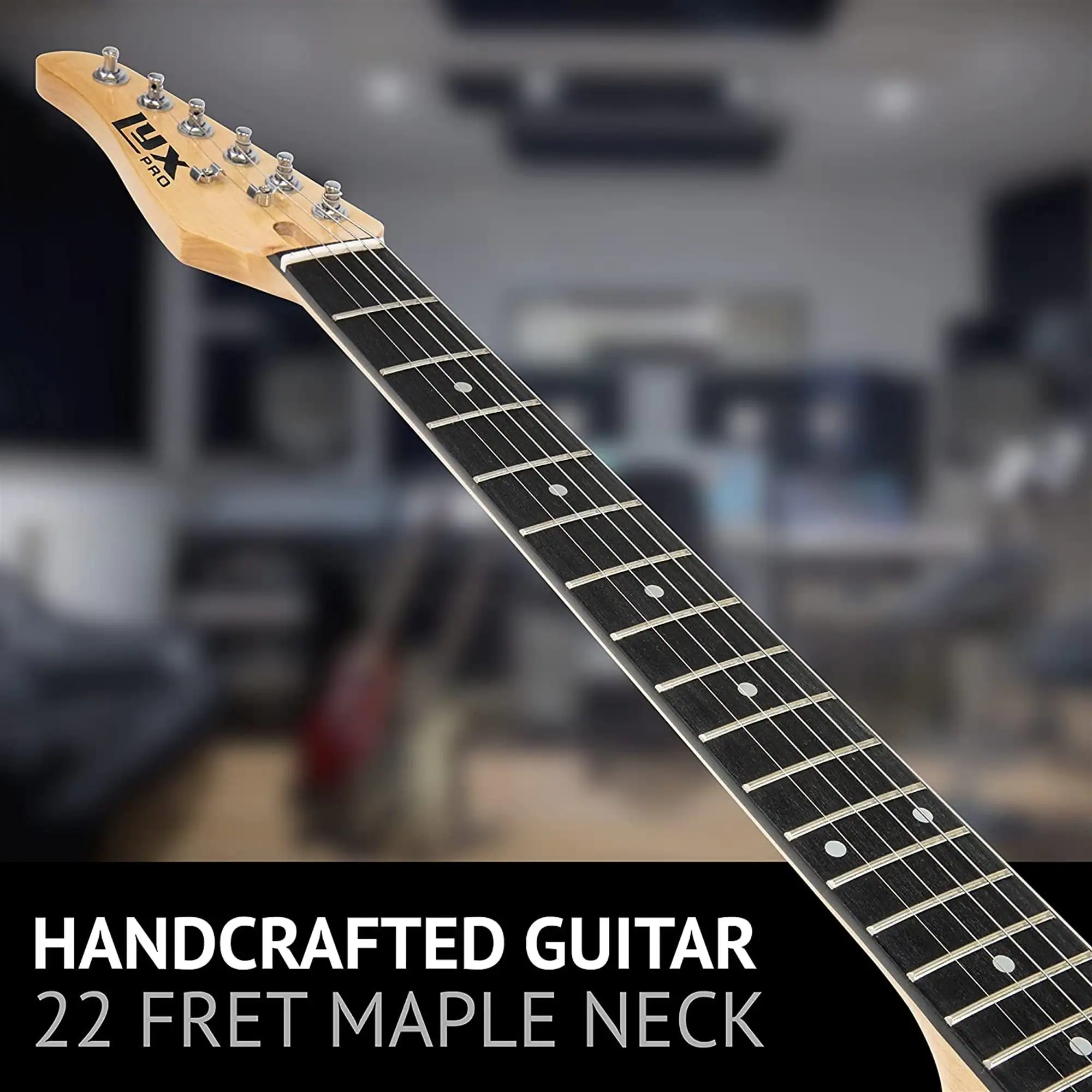 HANDCRAFTED GUITAR 22 FRET MAPLE NECK