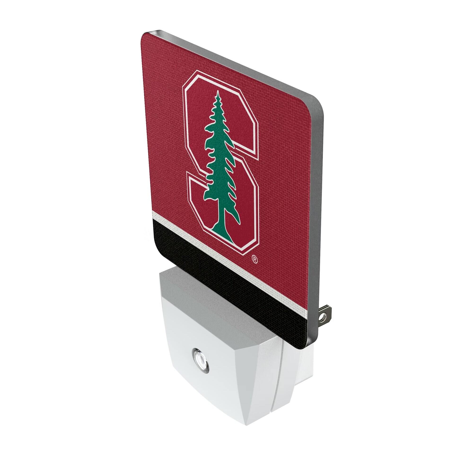 Alt View 1. Keyscaper - Stanford Cardinal Stripe Design Nightlight 2-Pack - Multicolor.