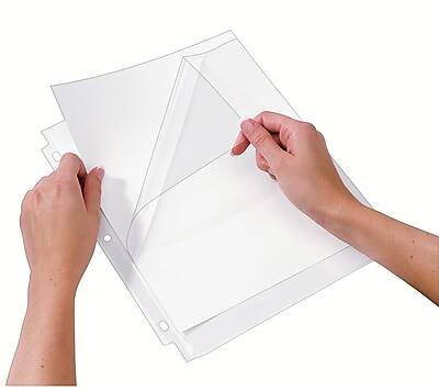 Alt View 2. Avery - Quick Load Heavyweight Sheet Protectors, 8-1/2" x 11", Acid-Free, 50/Box - Diamond Clear.