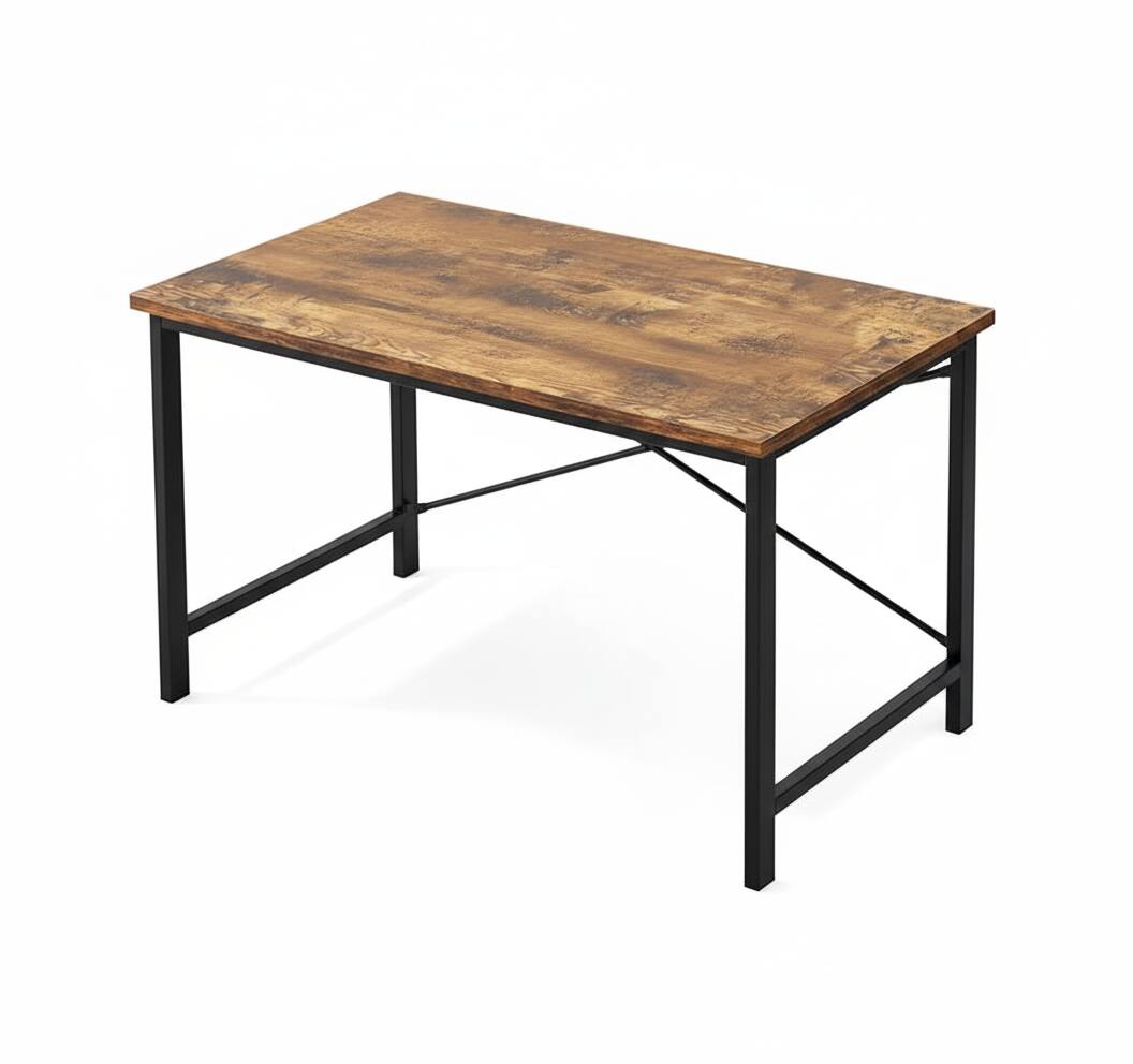 Front. AOITUN - Computer Office Desk 44 Inch Small for Dorms and Home Offices - Compact Workspace Solution for Efficient Daily Use - Steel.