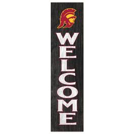 Jardine - USC Trojans 12'' x 48'' Welcome Outdoor Leaner - Red