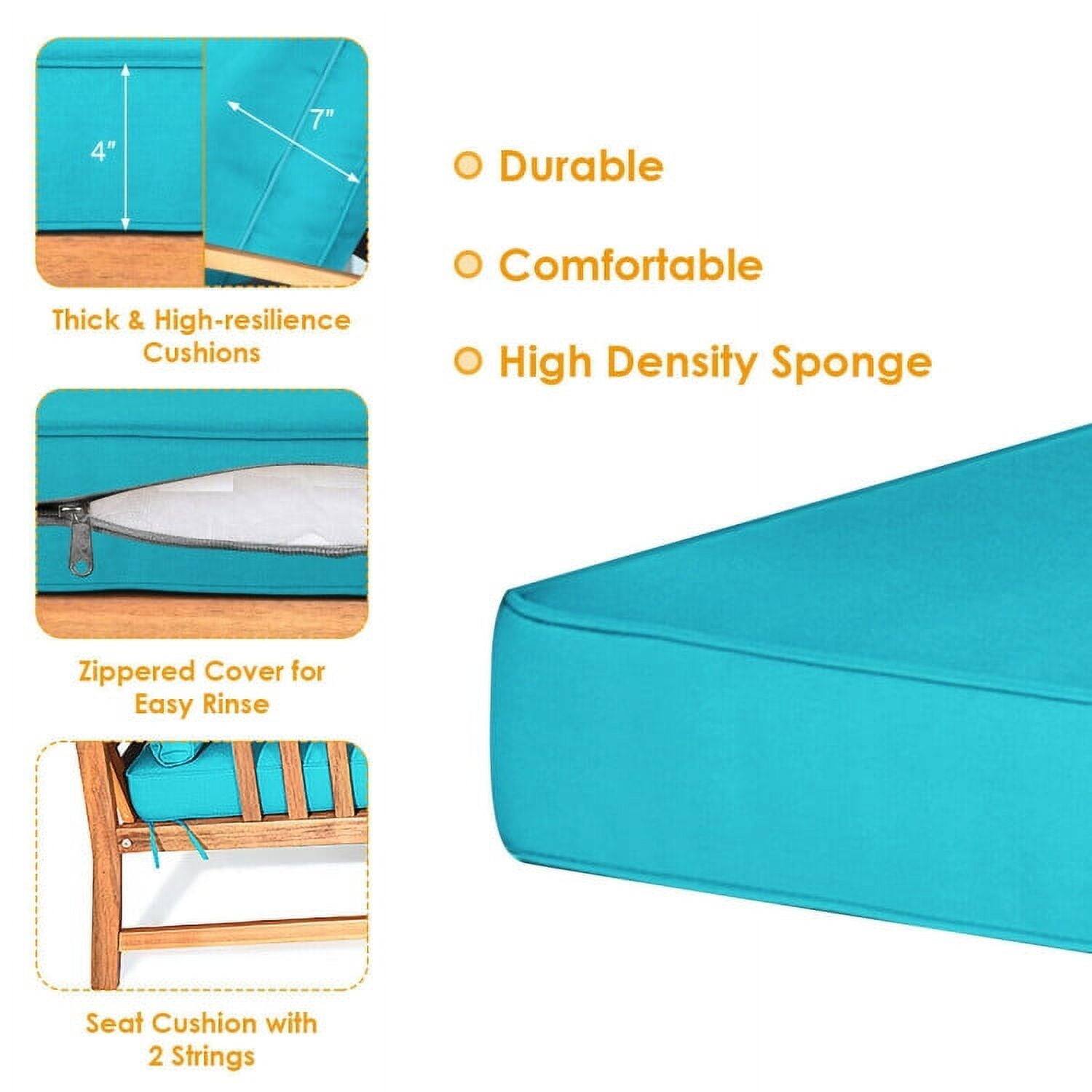 4" x 7" Durable Thick & High-resilience Cushions Comfortable High Density Sponge Zippered Cover for Easy Rinse Seat Cushion with 2 Strings

- Durable
- Comfortable
- High Density Sponge
- Thick & High-resilience Cushions
- Zippered Cover for Easy Rinse
- Seat Cushion with 2 Strings