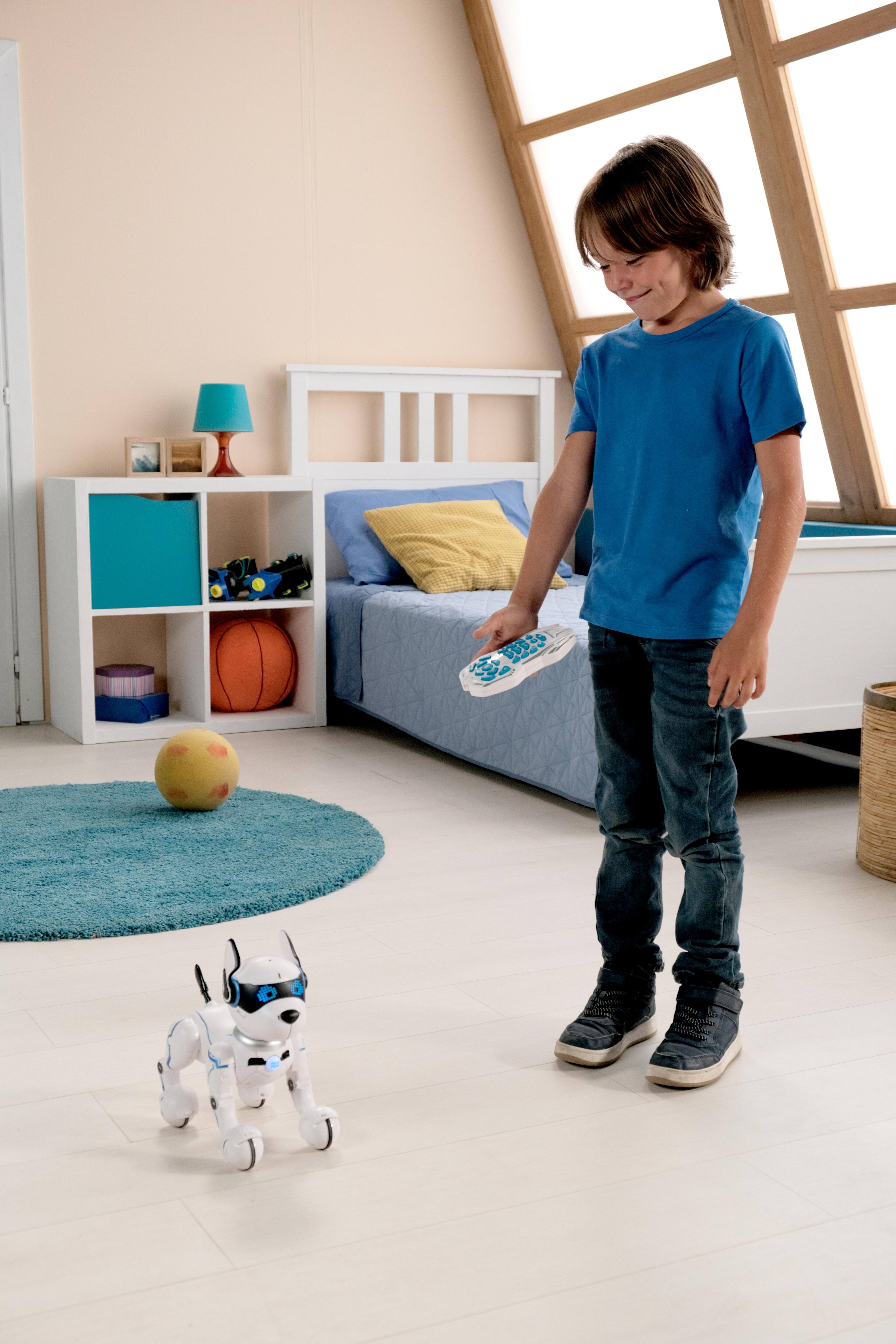 Alt View 3. Lexibook - Power Puppy Smart Robot Dog with Remote Control & Programming.