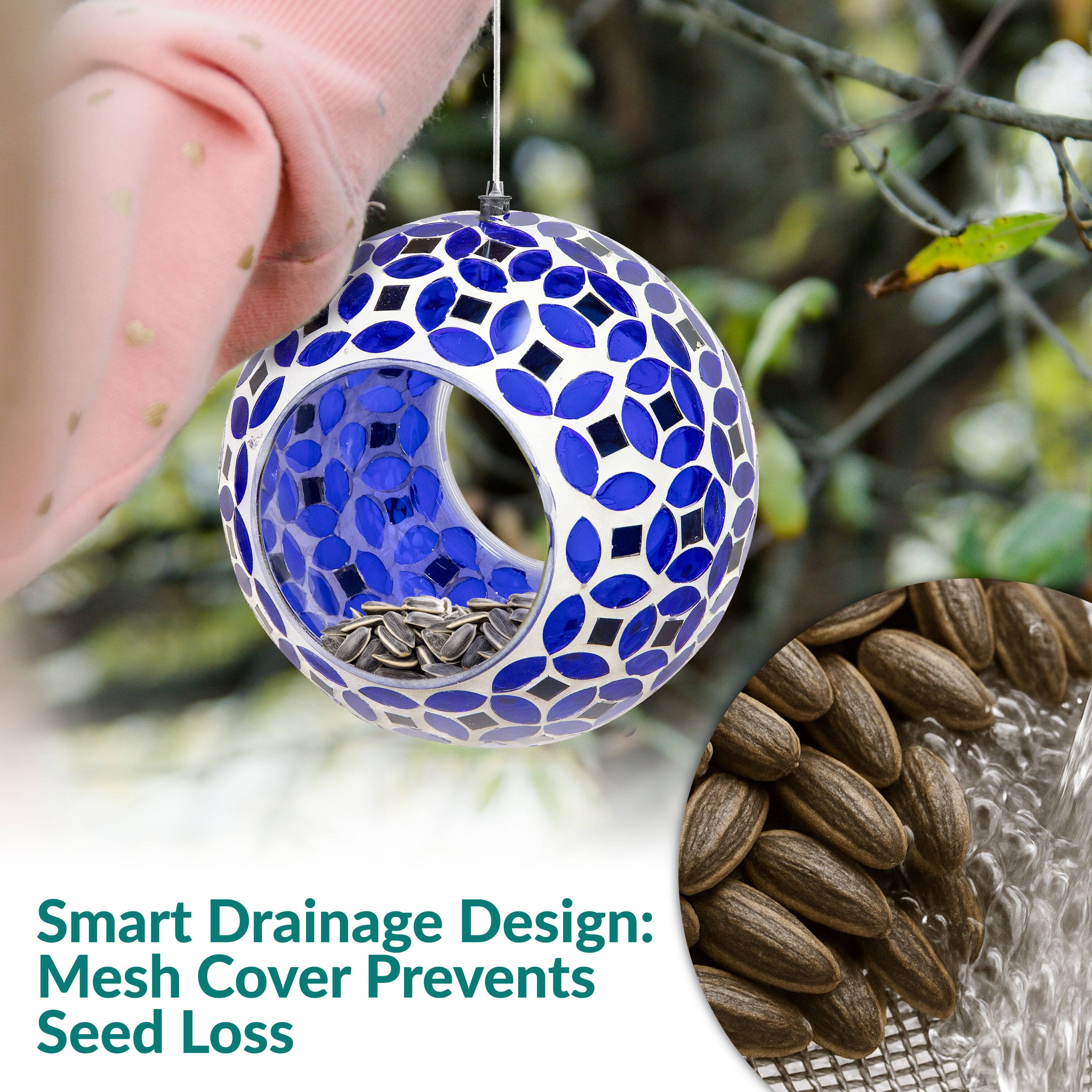 Smart Drainage Design: Mesh Cover Prevents Seed Loss