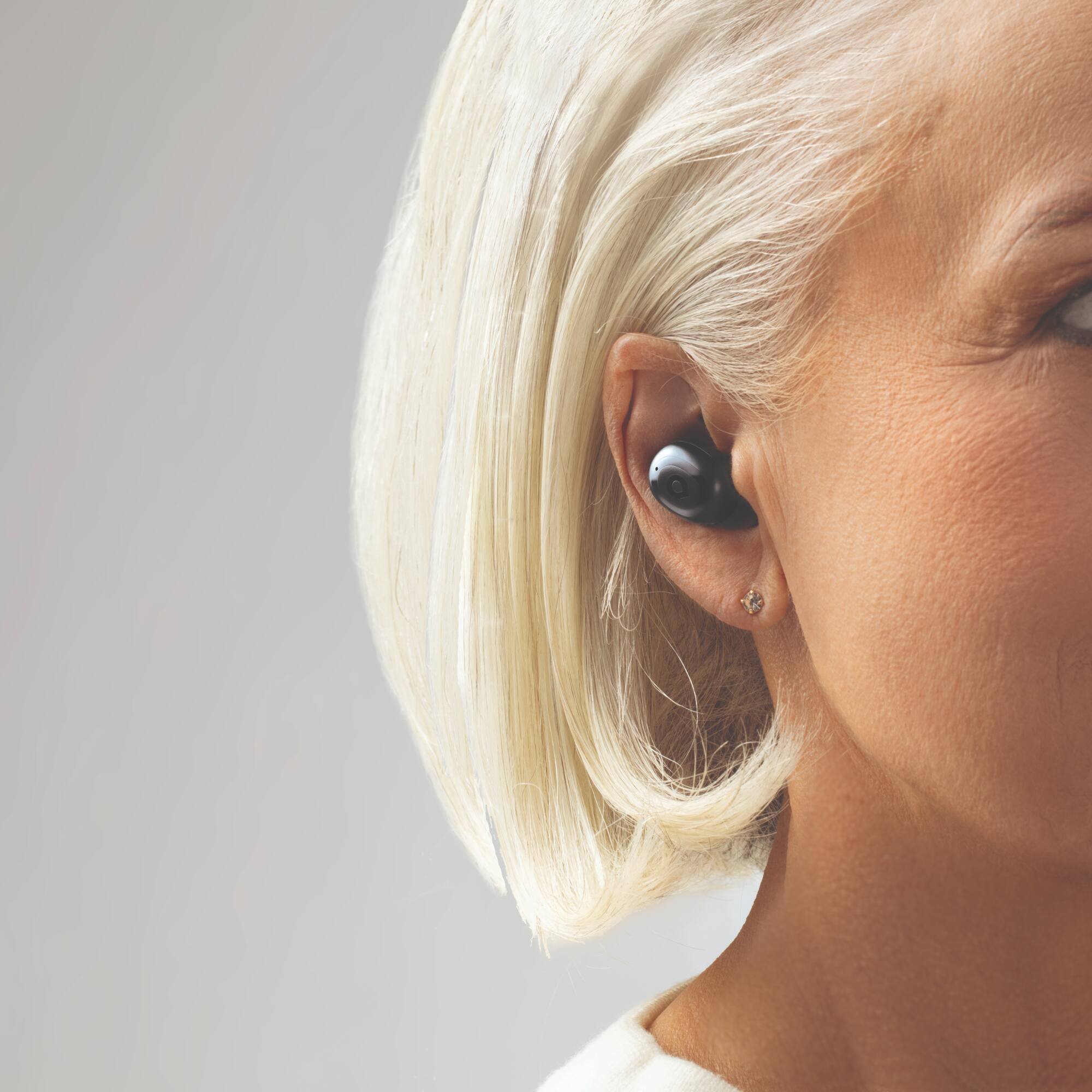 Alt View 6. Lexie Hearing - Lexie H1 OTC Hearing Buds - Black.