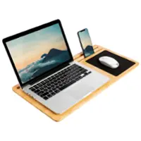 LapGear - Bamboo Pro Lap Board for 17.3" Laptop - Natural - Front_Zoom