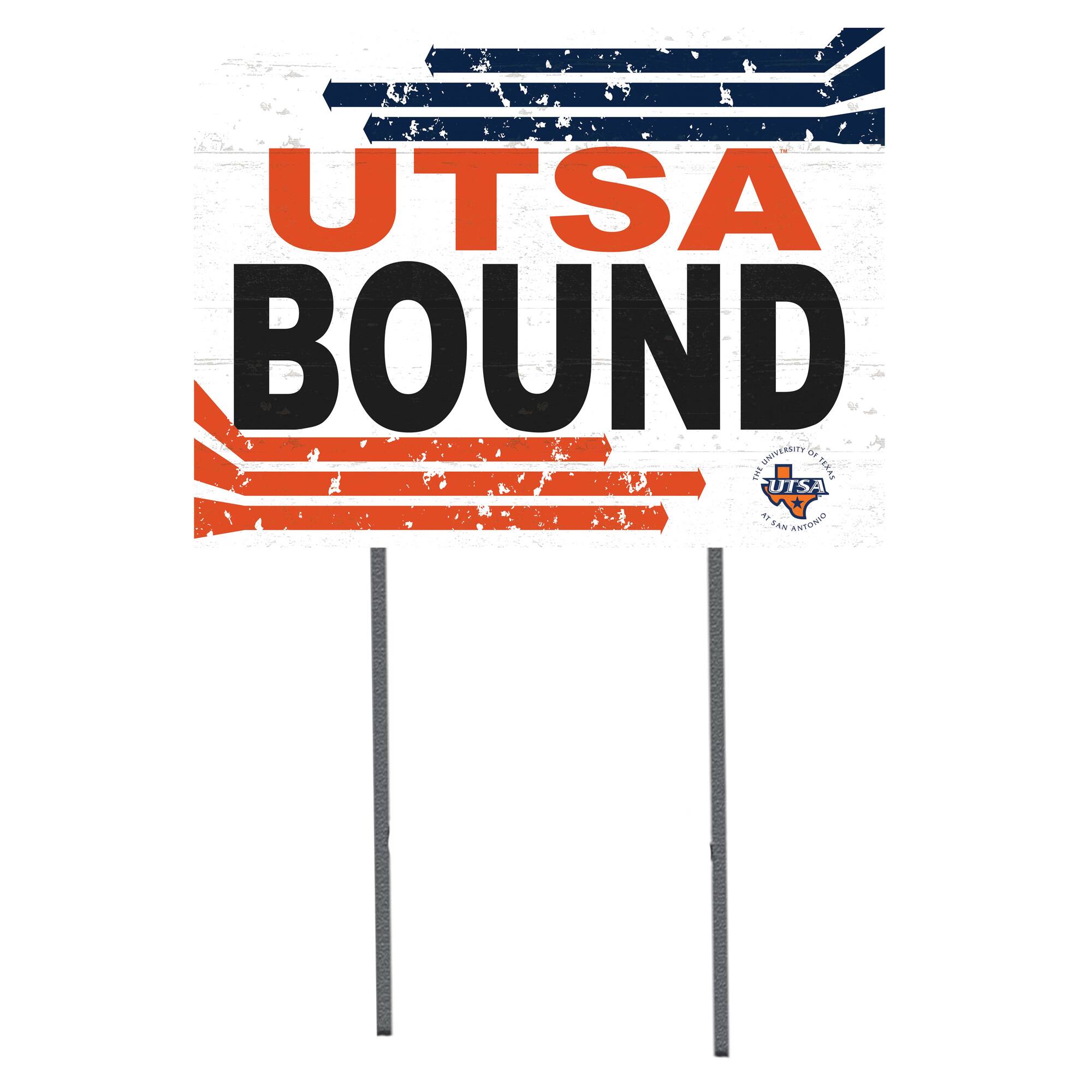 UTSA Roadrunners 18'' x 24'' Bound Yard Sign
