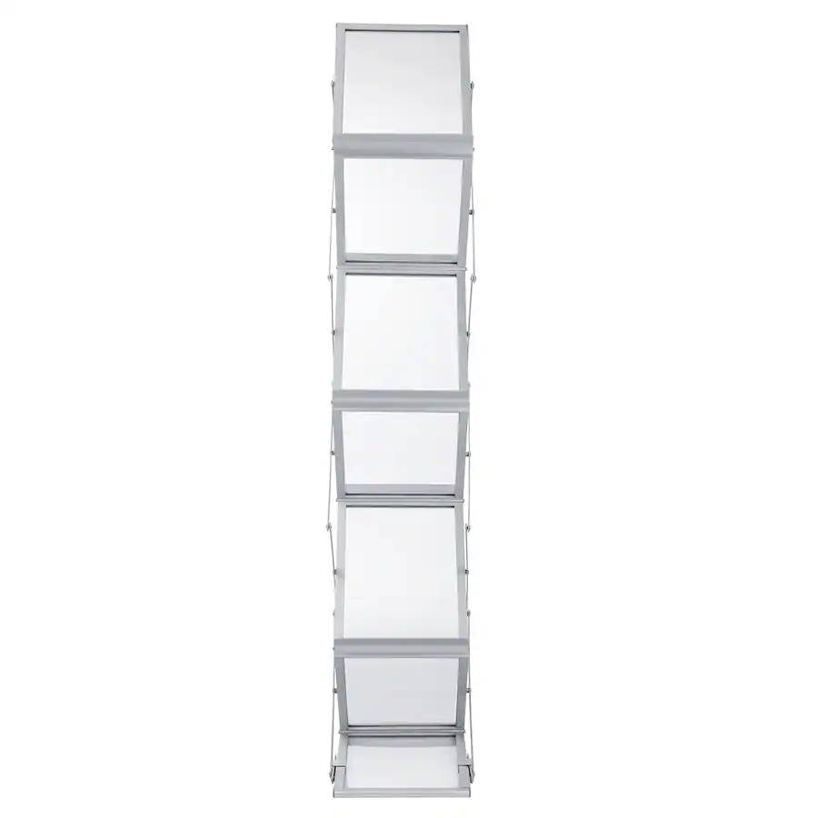 VEVOR Foldable Magazine Display Rack, 6 Pockets Pop Up Brochure Display ...