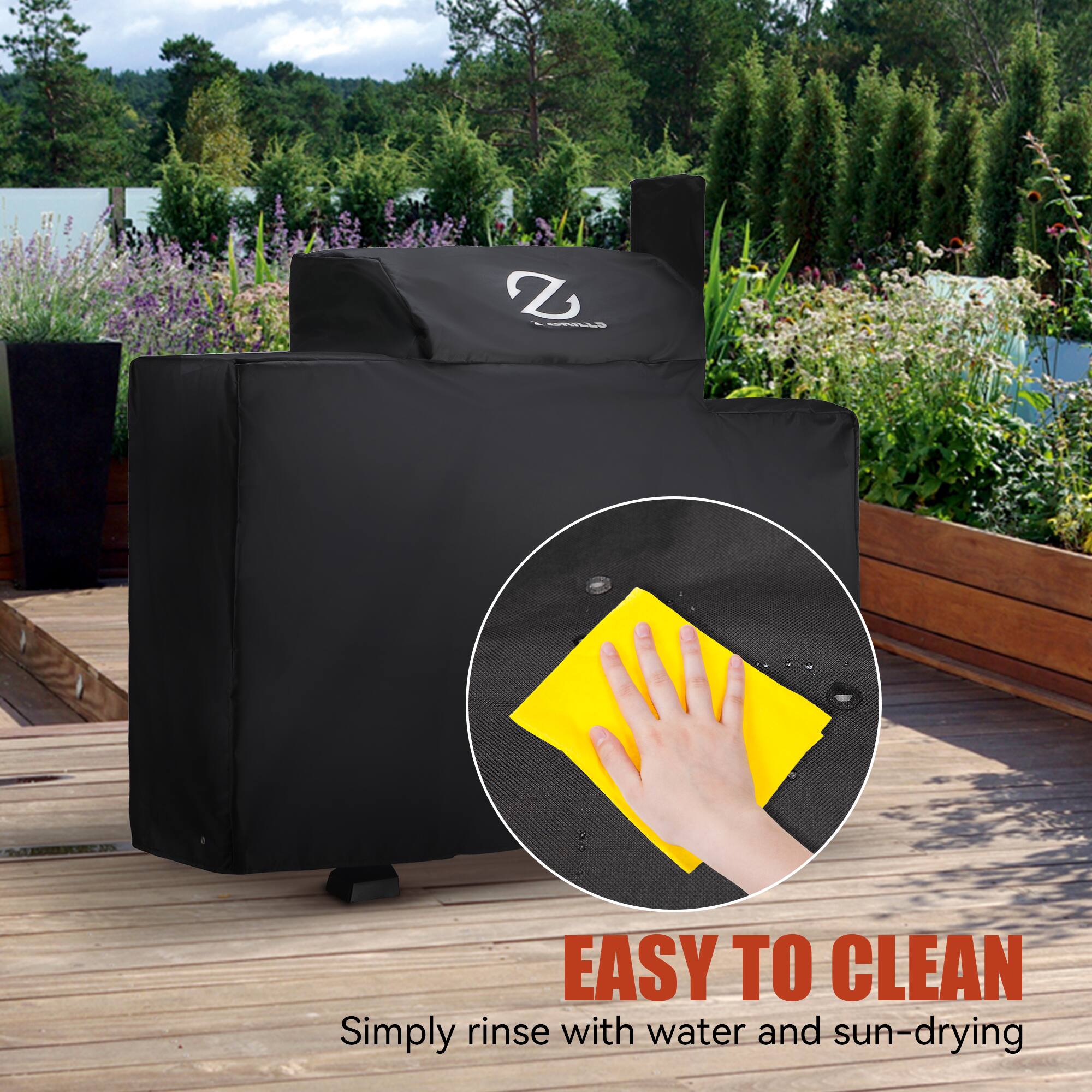 EASY TO CLEAN  
Simply rinse with water and sun-drying