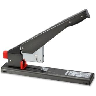 Left. Bostitch - Bostitch Extra Heavy-duty Anti-Jam Stapler - Black - Metal Rubber.