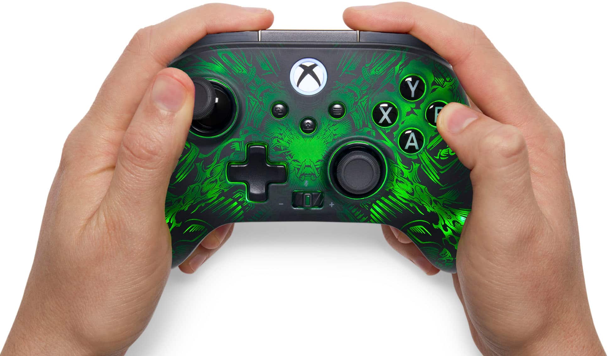 Alt View 24. PowerA - FUSION Pro Wireless Controller for Xbox Series X|S with Lumectra - Black.