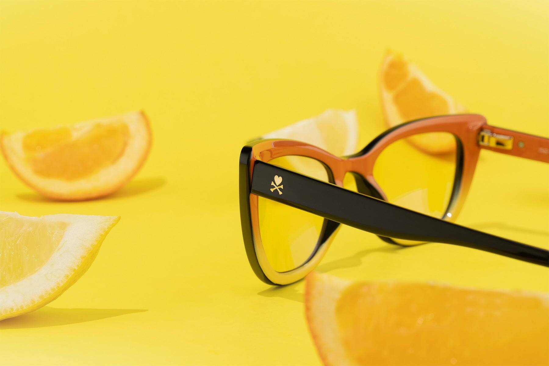 Alt View 9. GUNNAR - GUNNAR Computer Glasses  - tokidoki Sweet Fruits, Banana Split, Amber Lens - Blue Light Blocking, Relieve Dry Eye - Banana Split.