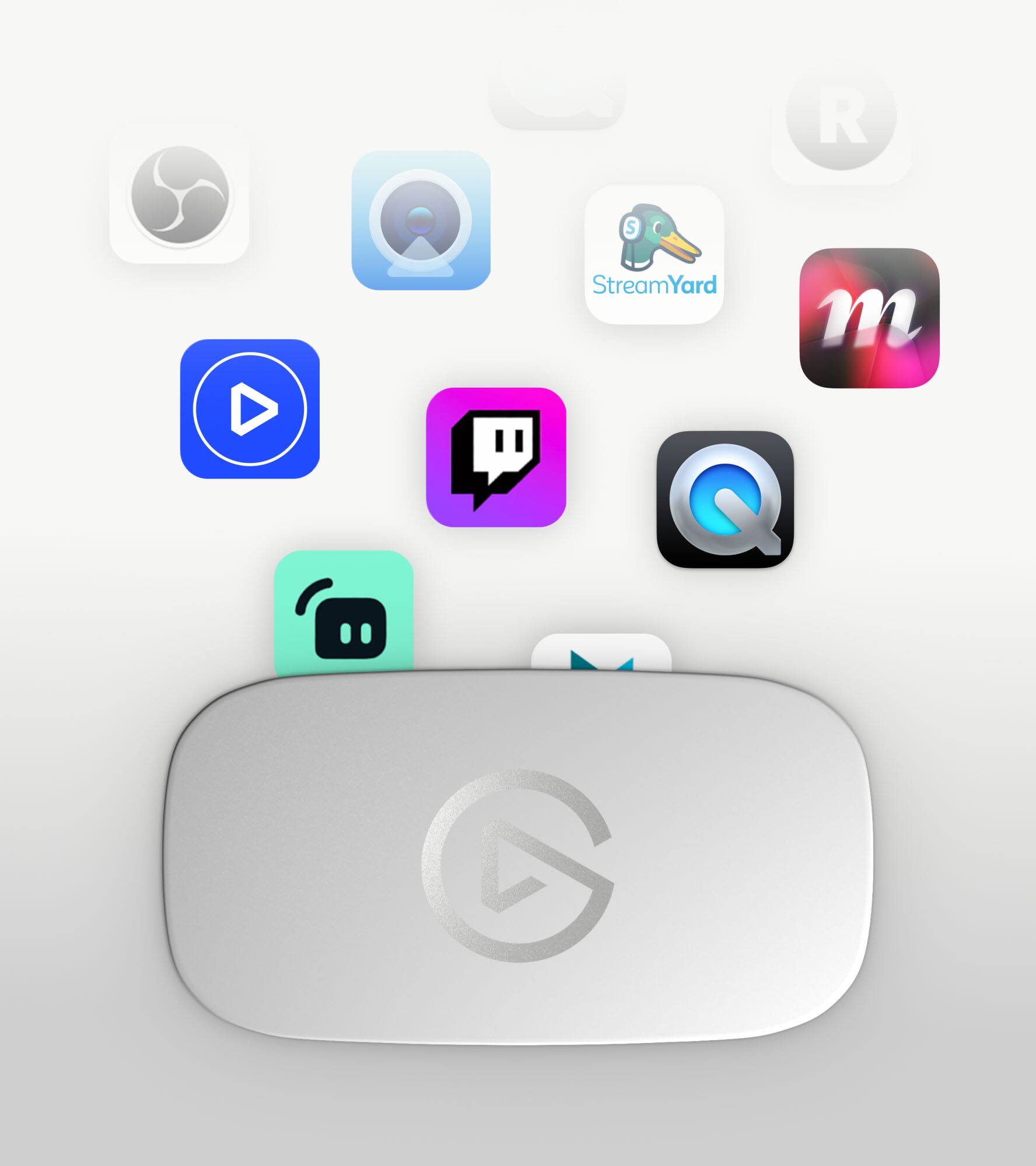 Alt View 4. Elgato - Elgato Game Capture Neo — 4K60 HDR Passthrough, 1080p60 Capture – For Nintendo Switch 2, PS4/PS5/Xbox Switch/iPhone - White.