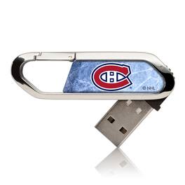 Keyscaper - Montreal Canadiens Ice Flood Clip USB Flash Drive-16 GB USB-C - Multicolor