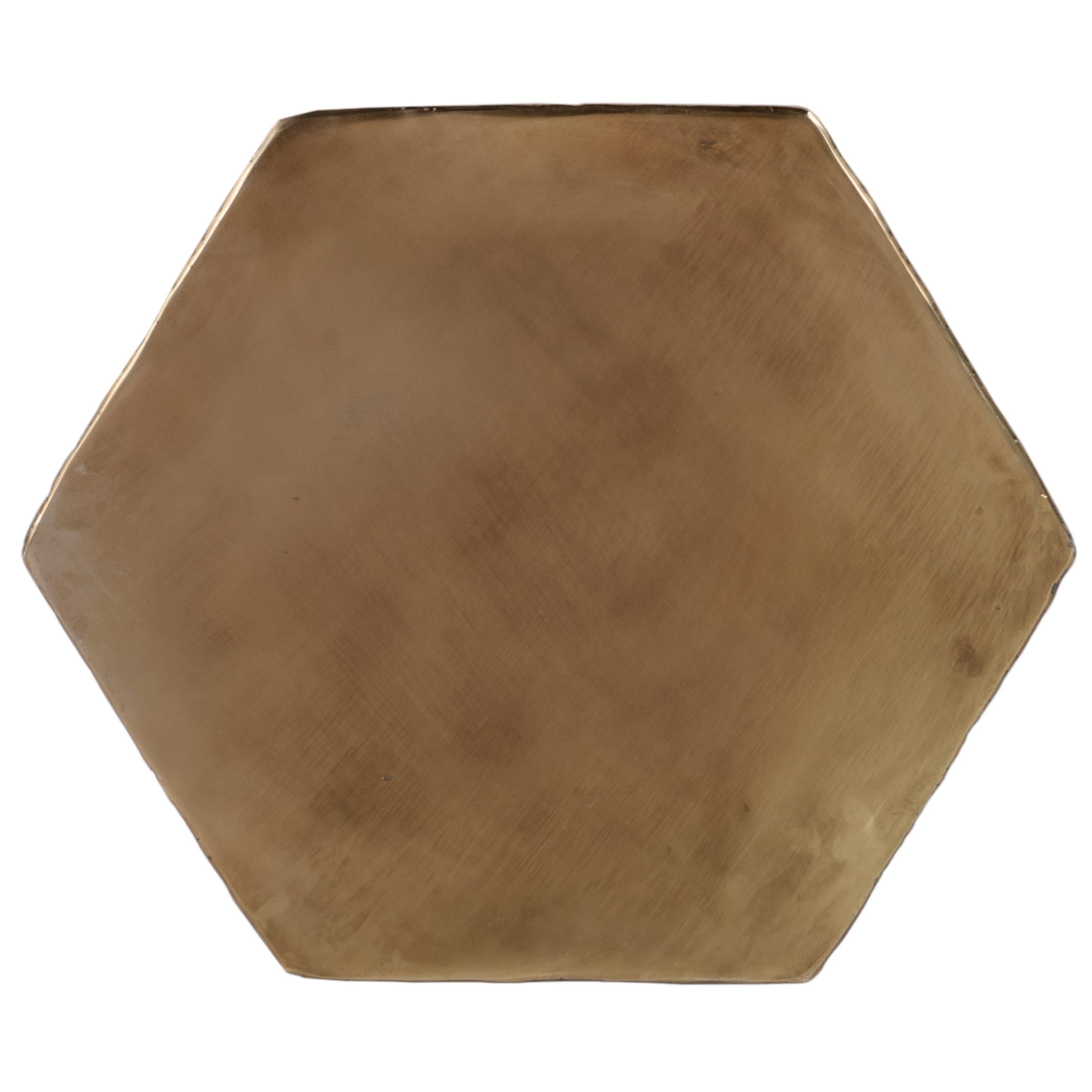 Back. Butler Specialty - Renzo 16 in. W Stainless Steel Modern End Table - Copper.