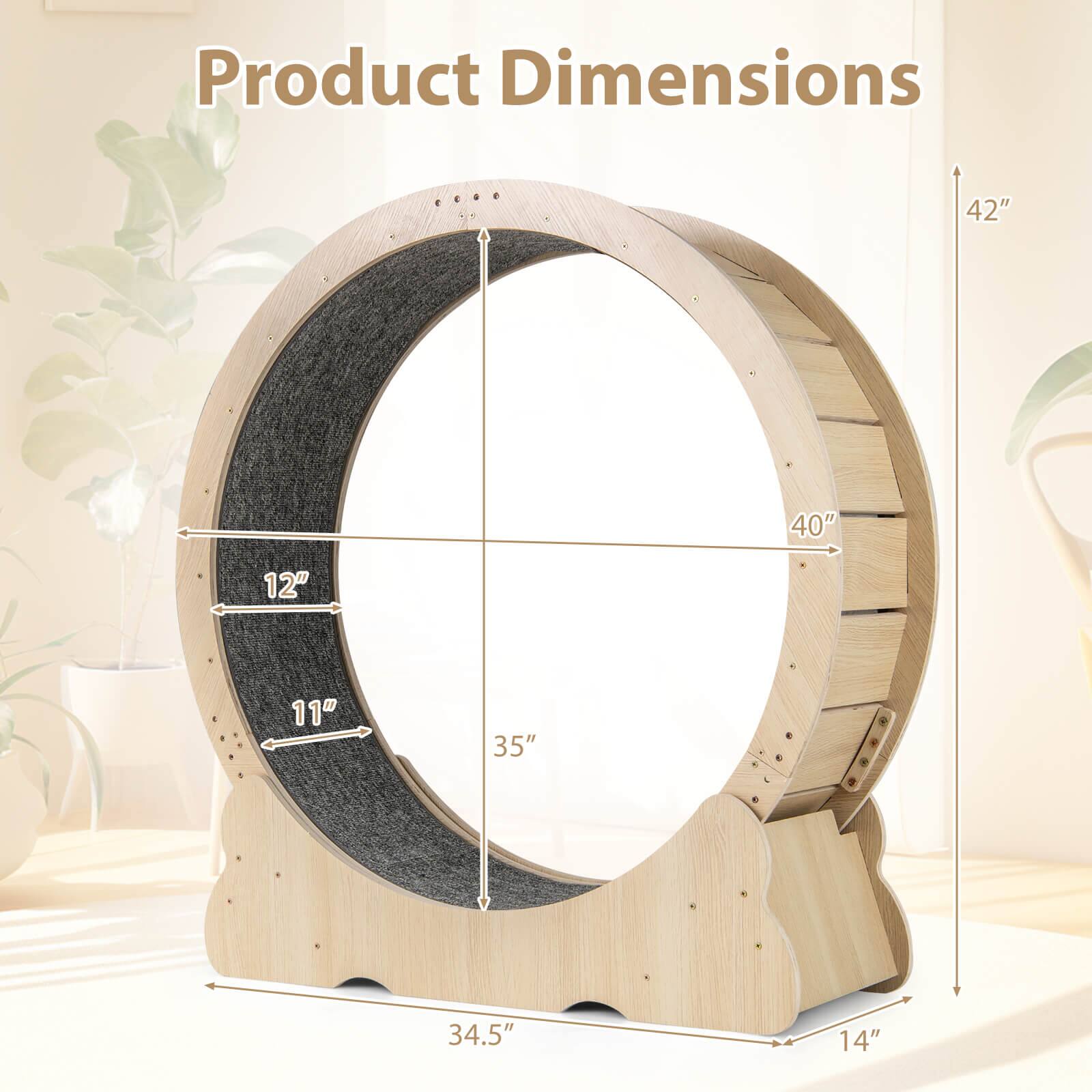 Product Dimensions

- Height: 42"
- Width: 40"
- Depth: 14"
- Mirror Diameter: 35"
- Frame Thickness: 12"
- Base Width: 34.5"
- Base Depth: 11"