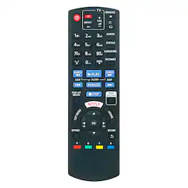 ZdalaMit - Replacement Remote N2QAYB001206 fit for Panasonic Blu-ray Disc Player DP-UB820 DP-UB420 DP-UB820-K DP-UB820EB-K DPUB420K - Black