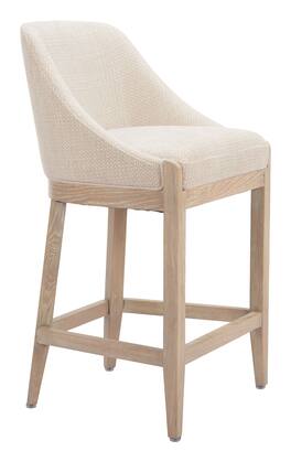 Hivvago - Calmo Counter Stool - Beige