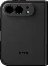 Front. dbrand - Grip Case with MagSafe for Apple iPhone Duo - Black.