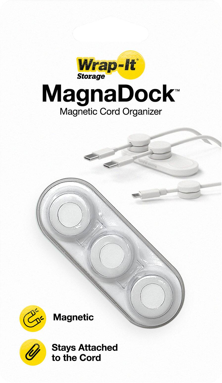 Wrap-It Storage - Magna Dock - White