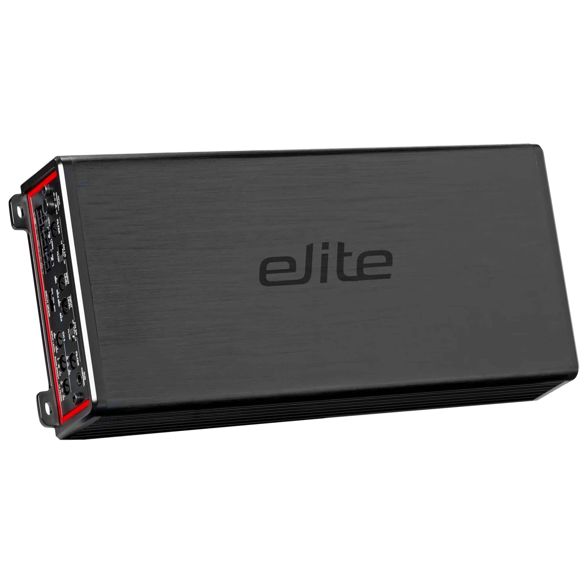 Boss - Elite BE830.5D 830W RMS 5 Channel Class D Full Range Amplifier with LED Illuminated End Panels - Black/Gray