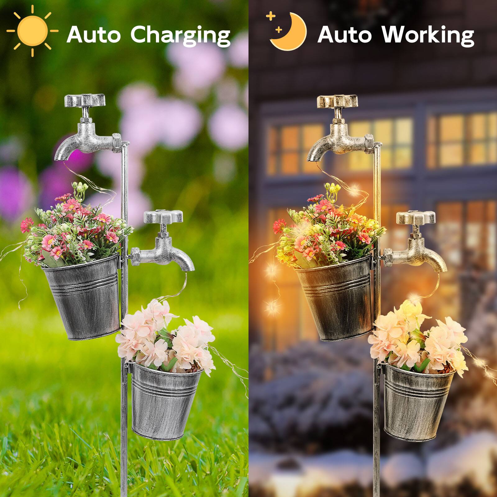 Auto Charging  
Auto Working