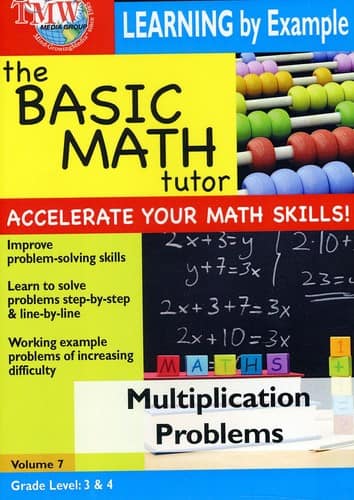 Basic Math Tutor Multiplication Problems  - DVD