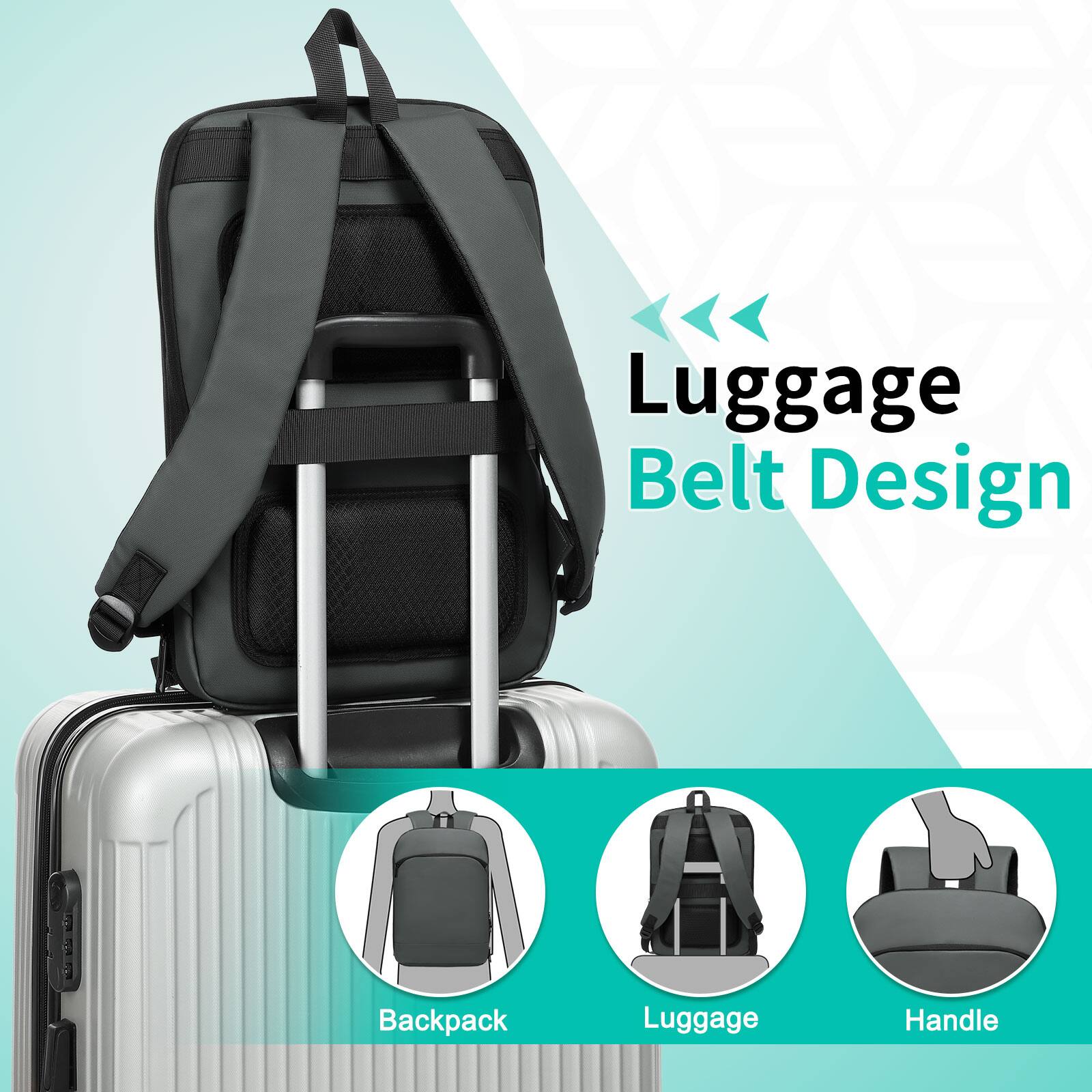 Luggage Belt Design  
Backpack  
Luggage  
Handle